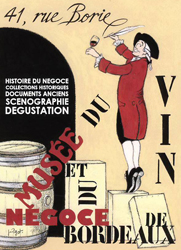 Affiche du Musée du vin et du négoce de Bordeaux, vitrine de l'art local (DR)