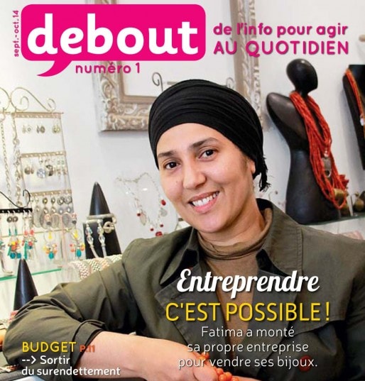 Le premier numéro du magazine "Debout" est tiré à 170 000 exemplaires (DR).
