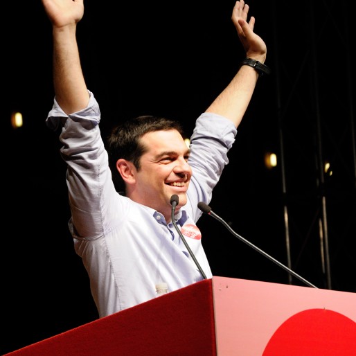 Alexis Tsipras, le candidat de Syriza, est le nouveau premier ministre de la Grèce depuis ce dimanche (Lorenzo Gaudenzi)