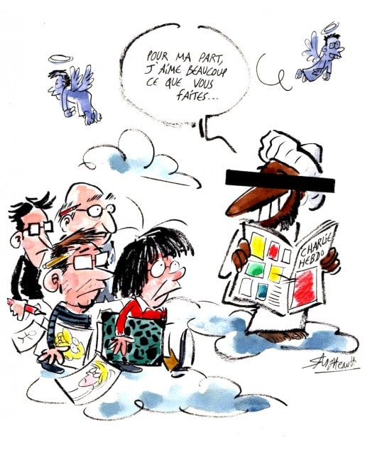 Hommage à Charlie Hebdo par Simon Mittteault
