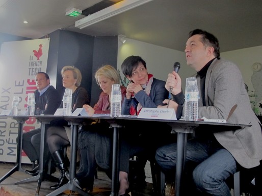 A droite, Christophe Charle, président du conseil stratégique de French Tech Bordeaux Métropole (SB/Rue89 Bordeaux)  