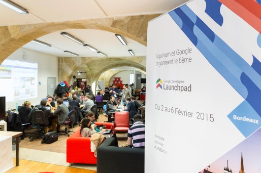 Le launchpad de Google à Bordeaux (DR)