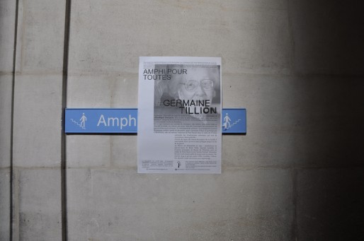 L'amphi Gintrac à l'Université Victor Segalen a été rebaptisé amphi Germain Tillon (Xavier Ridon/Rue89 Bordeaux)