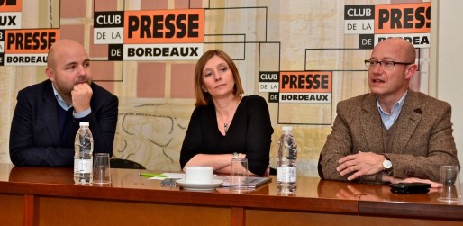 Matthieu Rouveyre, Christine Bost et Jean-Luc Gleyze (Photo Jean-Michel Destang/DR)