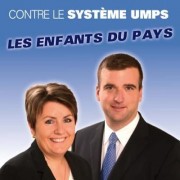 Affiche des candidats FN du Nord Médoc, Sonia Colemyn et Grégoire de Fournas (DR)