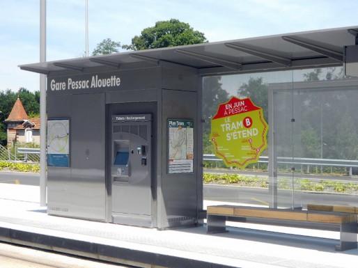 La gare Pessac Alouette permet de rallier le bassin d'Arcachon et la gare Saint-Jean. (ML/Rue89 Bordeaux)