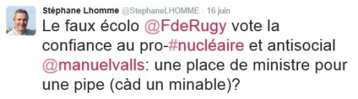 Stéphane Lhomme tente de se défendre (DR)