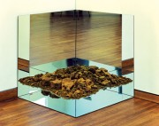 Robert Smithson,"Red Sandstone Corner Piece", 1968. Mirrors and sandstone. From the Philadelphia Museum of Art (© Estate of R.Smithson/Licensed by VAGA, NY)