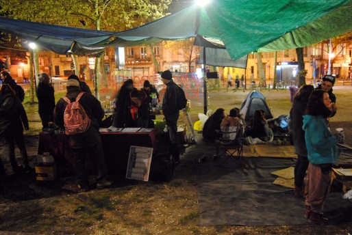 Nuit Debout Bordeaux va démonter ses structures et quitter les lieux (WS/Rue89 Bordeaux) 