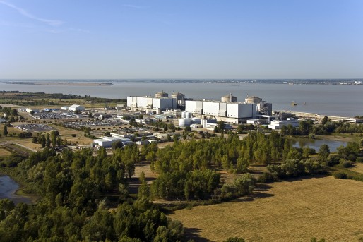 Site nucléaire du Blayais, vue aérienne. (DR/Marc Didier)
