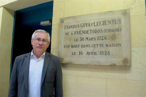 L'Institut Cervantes, dirigé par M. Basterrechea, ets situé dans la dernière demeure de Goya. (AP/Rue89 Bordeaux)