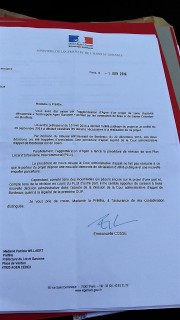 Lettre de la Ministre Emmanuelle Cosse au Préfet de Lot-et-Garonne (CB/Rue89 Bordeaux)
