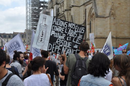 2000 à 4000 personnes ont manifesté ce mardi à Bordeaux (XR/Rue89 Bordeaux)
