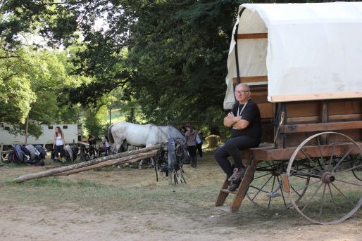Jacky Prunis gère la cavalerie du spectacle depuis 30 ans (MD/Rue89 Bordeaux)