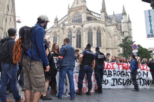 Nouvelle manifestation contre la loi Travail à Bordeaux (XR/Rue89 Bordeaux)