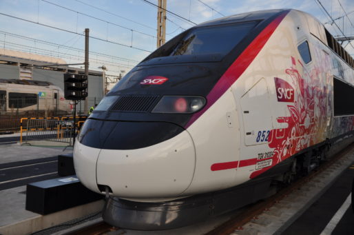 Nez du nouveau TGV l'Océane (XR/Rue89 Bordeaux)