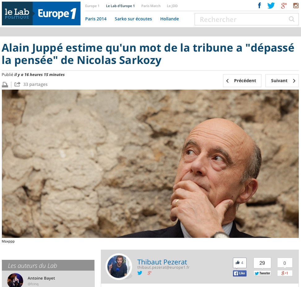 Alain Juppé n’en dira pas plus sur la stasi