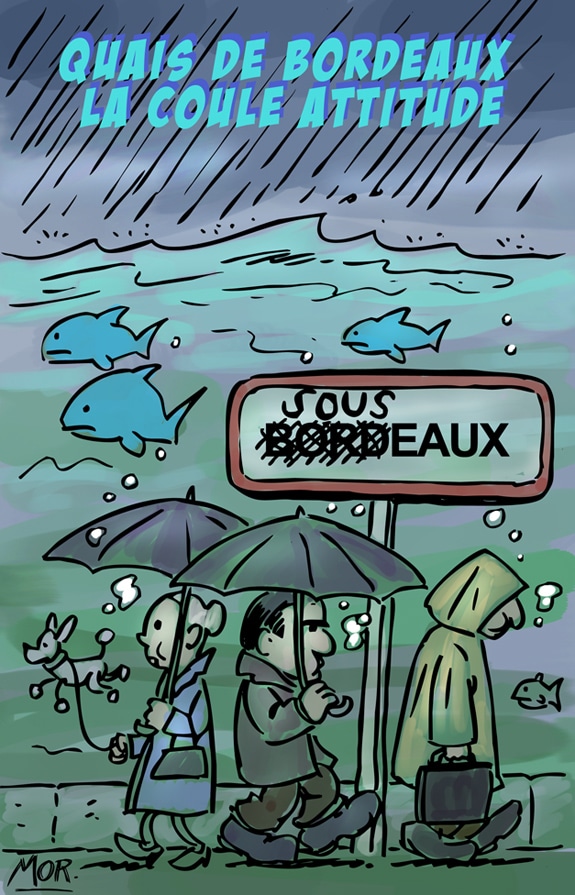 Les inondations à Bordeaux