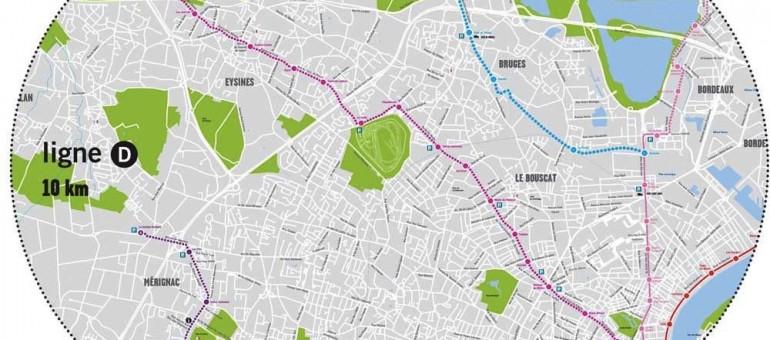 Bordeaux : le tram D et le tram-train dans le viseur