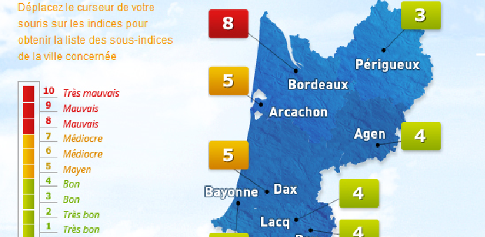Noël en Gironde : des paillettes et des particules en suspension