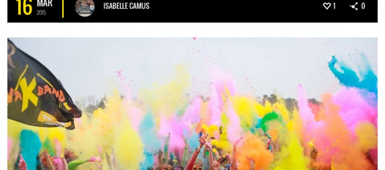 Les étudiants fêtent la couleur avec Burdi’Color