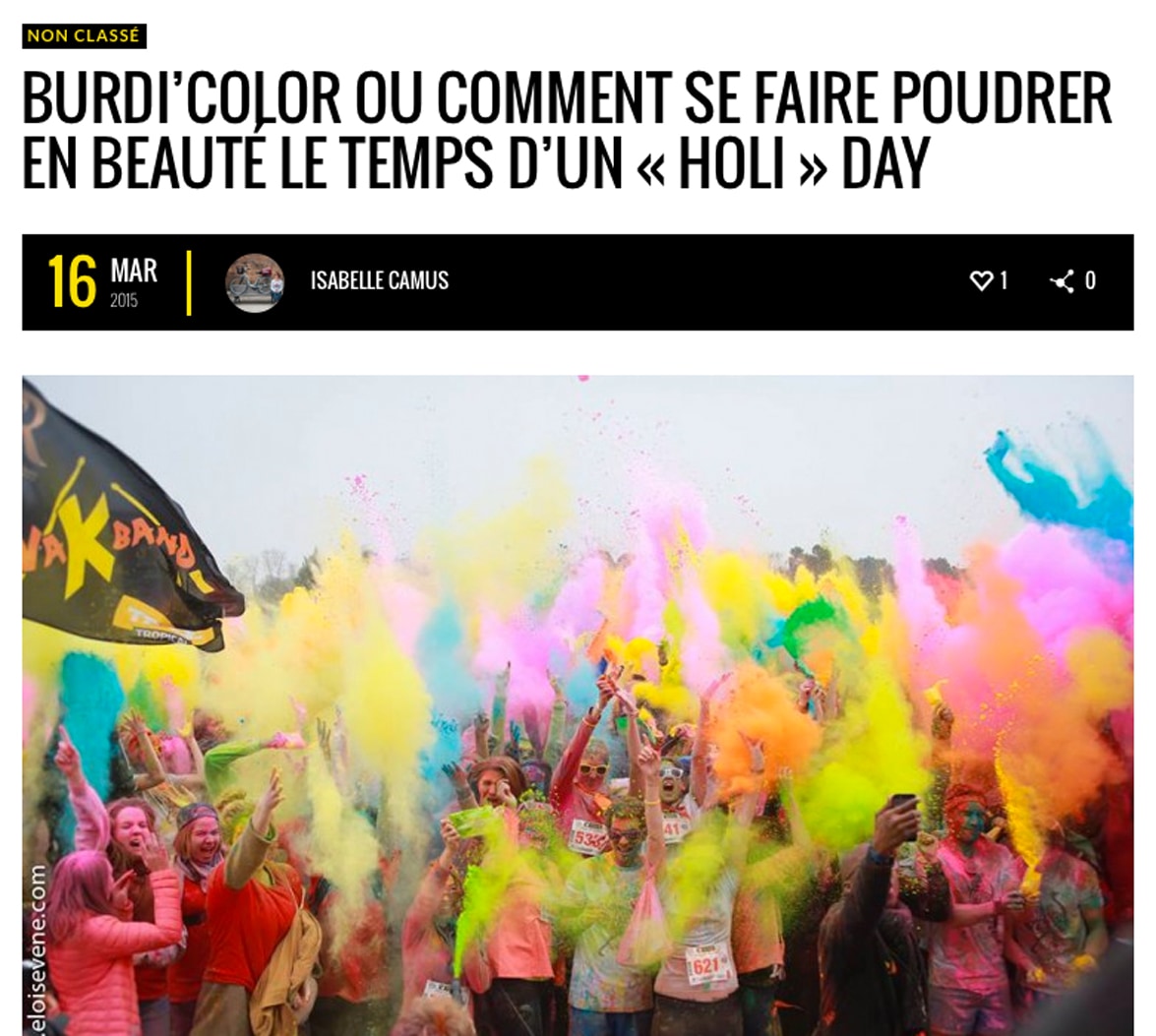 Les étudiants fêtent la couleur avec Burdi’Color