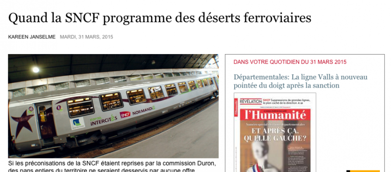 SNCF : l’Intercités Bordeaux-Lyon menacé