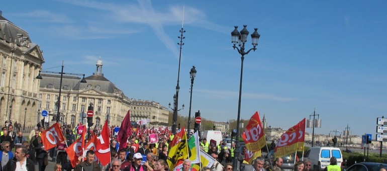 5000 manifestants contre l’austérité à Bordeaux