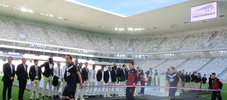 Le nouveau stade de Bordeaux pend la crémaillère