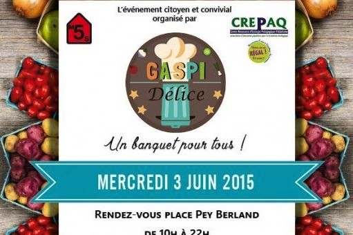 Un banquet anti-gaspi pour 8000 personnes à Bordeaux