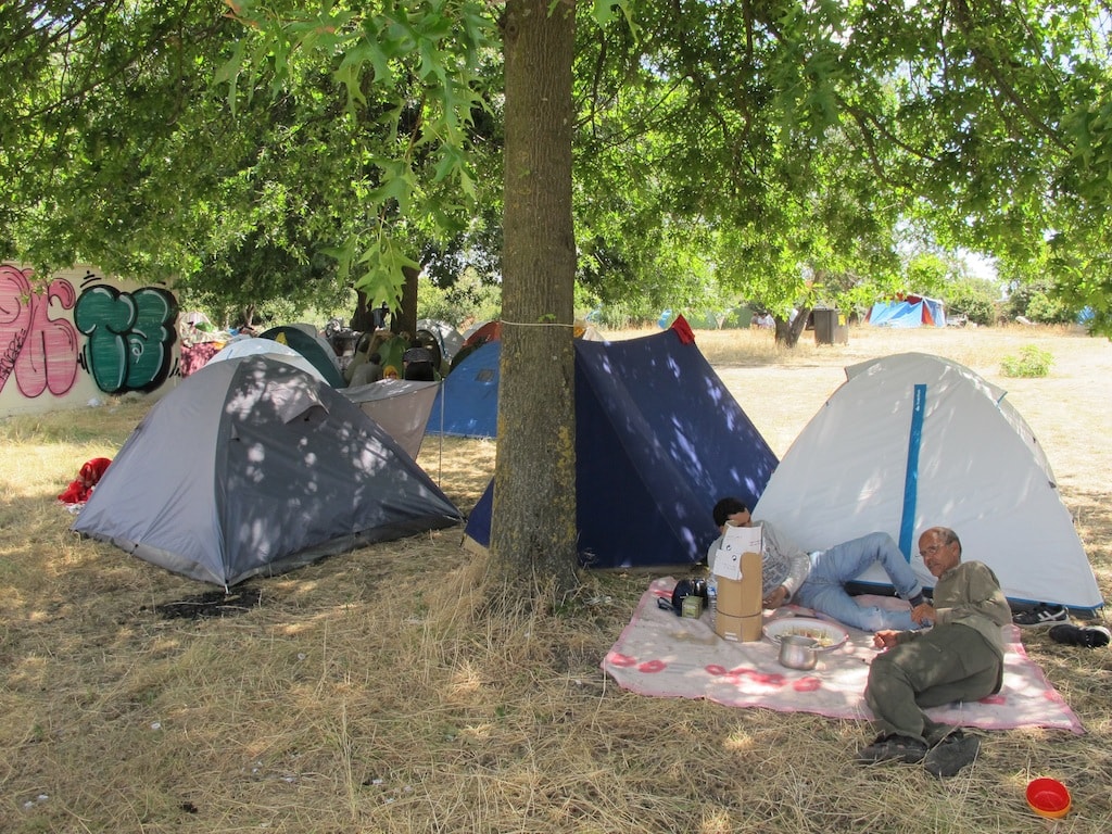 Le camps des Sahraouis, Calais-sur-Garonne