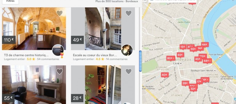 Les affaires d’Airbnb prospèrent  à Bordeaux