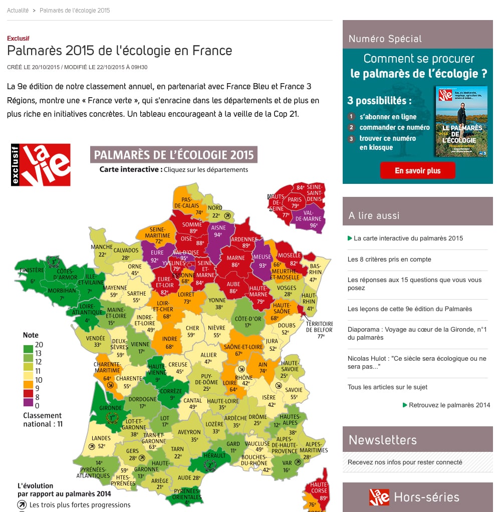 La Gironde, championne de l’écologie en France