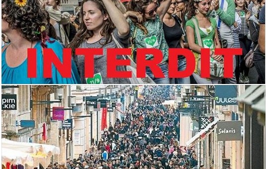 Plutôt marché de Noël ou chaîne pour le climat ?