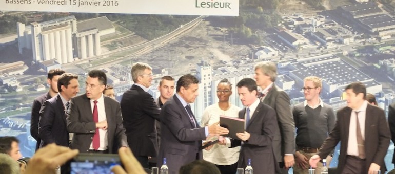 Chez Lesieur, Valls célèbre l’agrobusiness