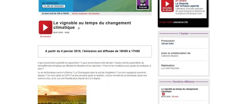 A cause du climat, les vins de Bordeaux bientôt faits à Reims ?