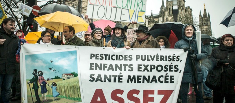 Pour les organisations anti-pesticides, la FDSEA ment