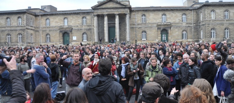 Poursuite du mouvement Nuit Debout à Bordeaux