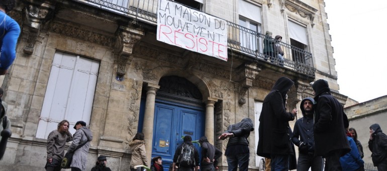 En marge de Nuit Debout, la maison du mouvement ouverte à Bordeaux
