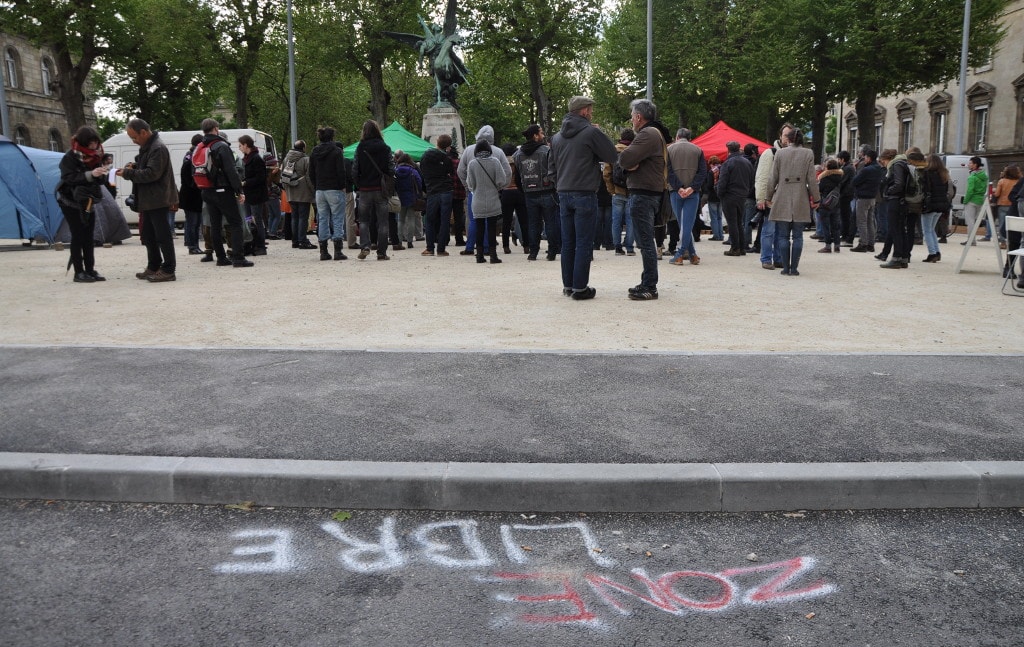 Nuit Debout Bordeaux déclare hors-tafta la place de la République