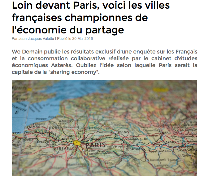 Bordeaux, championne de l’économie du partage