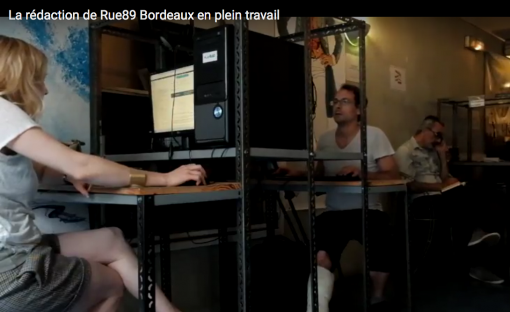 En direct-live de Rue89 Bordeaux, épisode 2 : la rédaction en plein travail