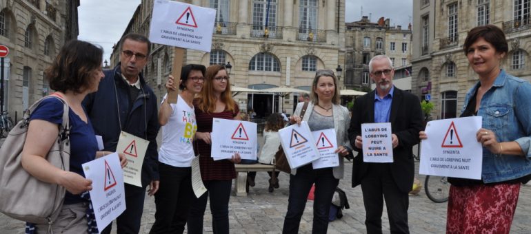 Au repas de Syngenta, les écolos voulaient mettre les pieds dans le plat