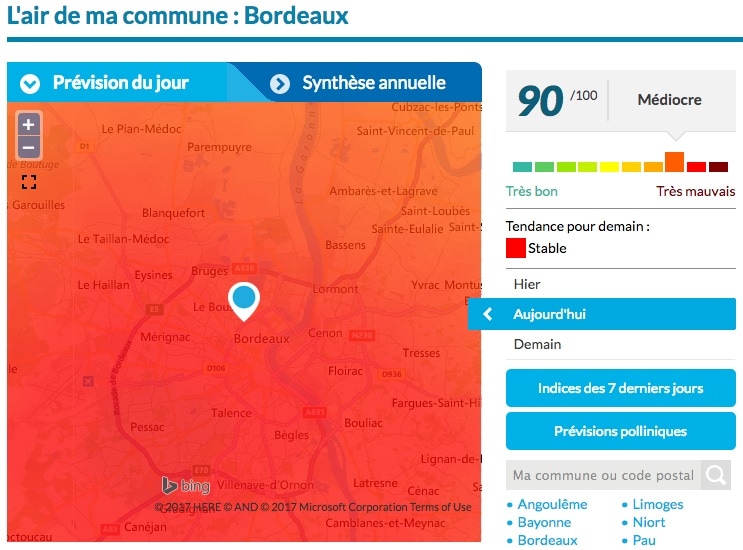 Face au pic de pollution, les vitesses limitées sur les routes de Gironde