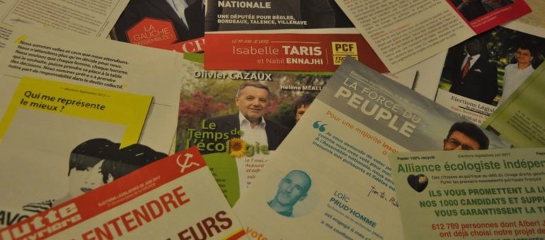Gironde : mais pourquoi manque-t-il des professions de foi de candidats ?