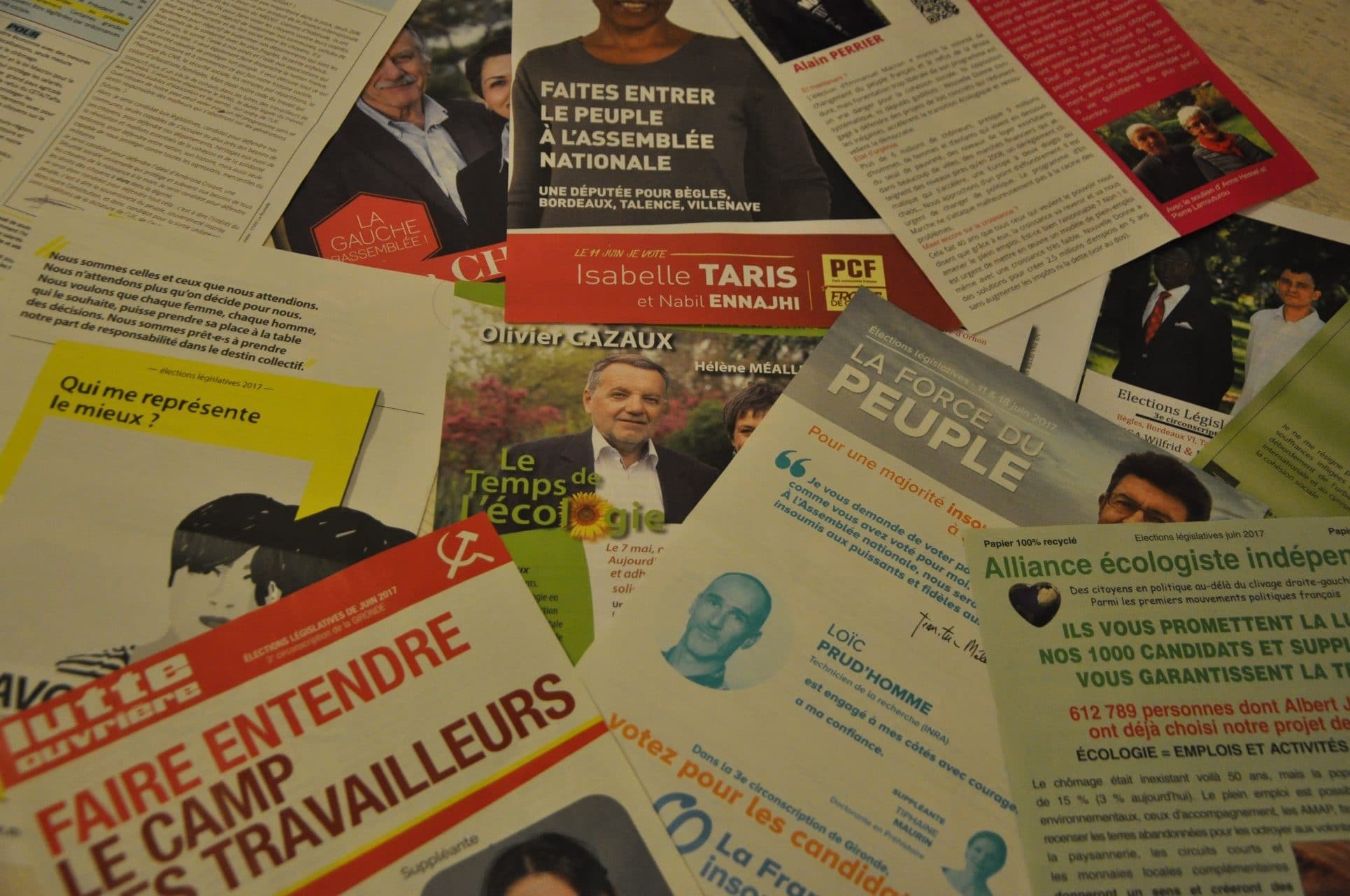 Gironde : mais pourquoi manque-t-il des professions de foi de candidats ?
