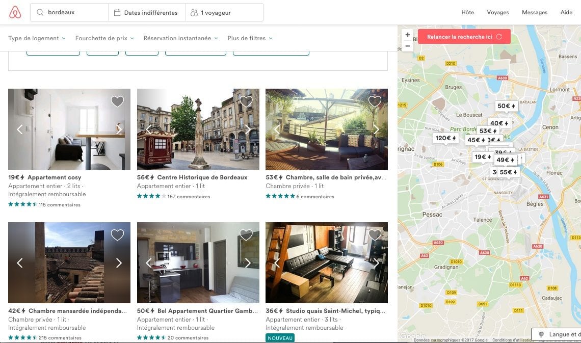 Bordeaux va mettre le holà aux locations Airbnb