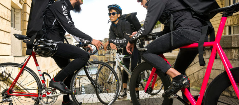 Livraison à vélo : la plateforme française Stuart arrive à Bordeaux