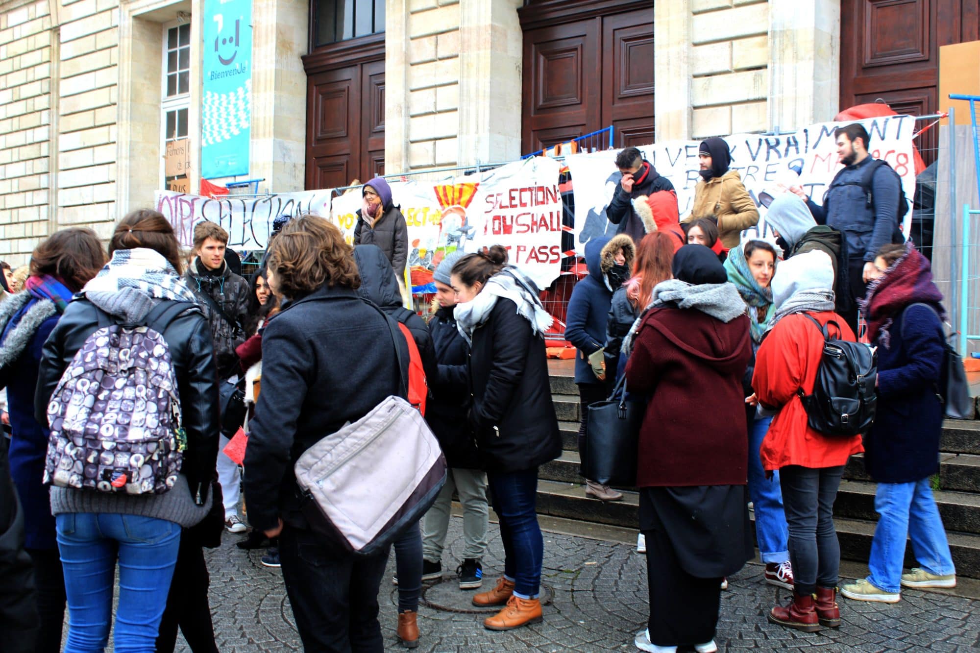 Contre la sélection, des étudiants se mobilisent à Bordeaux