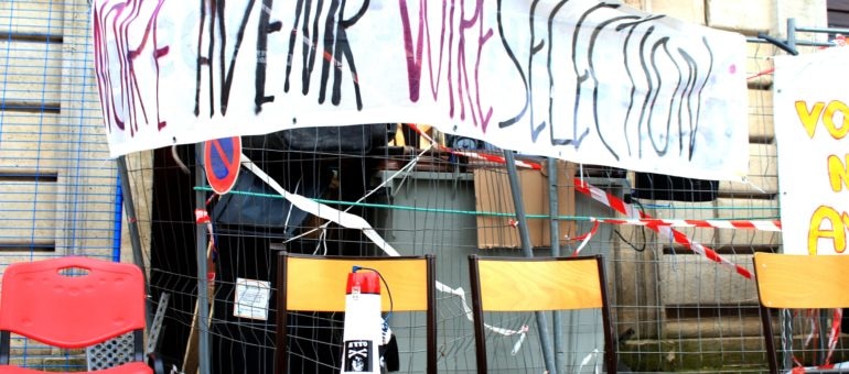 24 heures avec les étudiants du campus Victoire pour fêter un mois d’occupation